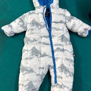 Spyder Blue and Gray Baby Snowsuit